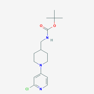 molecular formula C16H24ClN3O2 B1480129 Tert-butyl ((1-(2-chloropyridin-4-yl)piperidin-4-yl)methyl)carbamate CAS No. 1289080-42-7