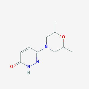 molecular formula C10H15N3O2 B1480134 6-(2,6-Dimethylmorpholino)pyridazin-3-ol CAS No. 2098015-12-2