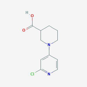 1-(2-Chloropyridin-4-yl)piperidine-3-carboxylic acid