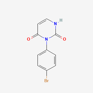 molecular formula C10H7BrN2O2 B1480142 3-(4-溴苯基)嘧啶-2,4(1H,3H)-二酮 CAS No. 2090318-60-6
