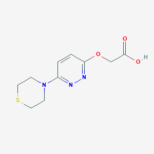 2-((6-Thiomorpholinopyridazin-3-yl)oxy)acetic acid