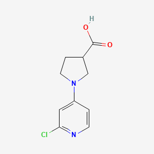1-(2-Chloropyridin-4-yl)pyrrolidine-3-carboxylic acid