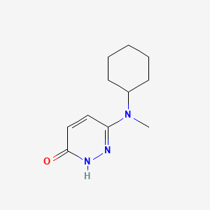 molecular formula C11H17N3O B1480150 6-(Cyclohexyl(methyl)amino)pyridazin-3-ol CAS No. 2090850-03-4
