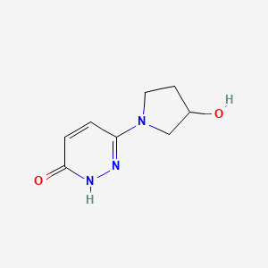 molecular formula C8H11N3O2 B1480151 6-(3-Hydroxypyrrolidin-1-yl)pyridazin-3-ol CAS No. 2092725-06-7