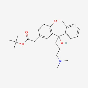 Tert-butyl2-(11-(3-(dimethylamino)propyl)-11-hydroxy-6,11-dihydrodibenzo[b,e]oxepin-2-yl)acetate