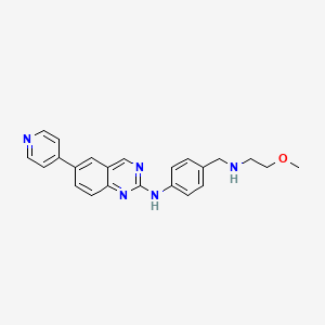 N-(4-{[(2-Methoxyethyl)amino]methyl}phenyl)-6-(Pyridin-4-Yl)quinazolin-2-Amine