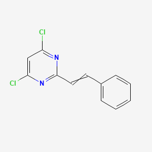 4,6-Dichloro-2-(2-phenylethenyl)pyrimidine