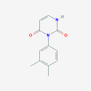 molecular formula C12H12N2O2 B1480168 3-(3,4-dimethylphenyl)pyrimidine-2,4(1H,3H)-dione CAS No. 2098015-38-2