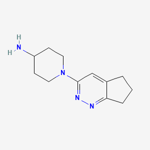 1-(6,7-dihydro-5H-cyclopenta[c]pyridazin-3-yl)piperidin-4-amine