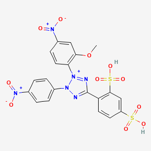 5-(2,4-disulfophenyl)-3-(2-methoxy-4-nitrophenyl)-2-(4-nitrophenyl)-2H-tetrazol-3-ium