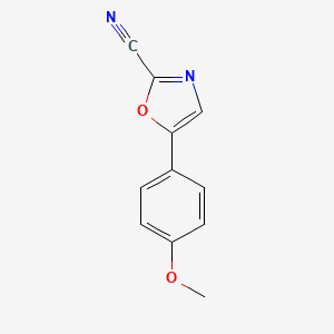 5-(4-Methoxyphenyl)oxazole-2-carbonitrile