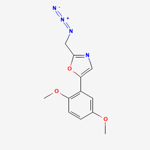 2-(Azidomethyl)-5-(2,5-dimethoxyphenyl)oxazole