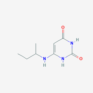 molecular formula C8H13N3O2 B1480187 6-(sec-butylamino)pyrimidine-2,4(1H,3H)-dione CAS No. 2092039-88-6
