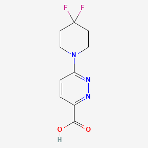 6-(4,4-Difluoropiperidin-1-yl)pyridazine-3-carboxylic acid