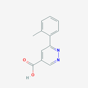 6-(o-Tolyl)pyridazine-4-carboxylic acid