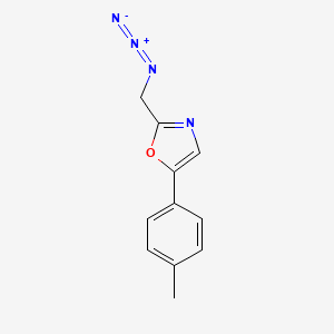 molecular formula C11H10N4O B1480199 2-(Azidomethyl)-5-(p-tolyl)oxazole CAS No. 2098112-87-7