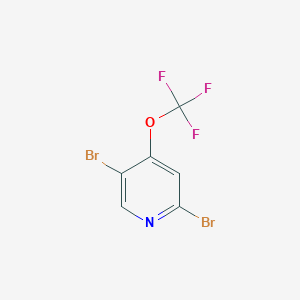 Pyridine, 2,5-dibromo-4-(trifluoromethoxy)-