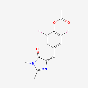 (5Z)-5-[[4-(Acetyloxy)-3,5-difluorophenyl]methylene]-3,5-dihydro-2,3-dimethyl-4H-imidazol-4-one