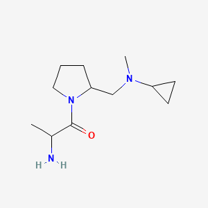 2-Amino-1-[2-[[cyclopropyl(methyl)amino]methyl]pyrrolidin-1-yl]propan-1-one