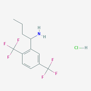 (S)-1-(2,5-Bis(trifluoromethyl)phenyl)butan-1-amine hydrochloride