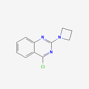 molecular formula C11H10ClN3 B1480207 2-(Azetidin-1-yl)-4-chloroquinazoline CAS No. 2098118-06-8