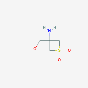 3-(Methoxymethyl)-1,1-dioxo-thietan-3-amine