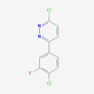 3-Chloro-6-(4-chloro-3-fluorophenyl)pyridazine