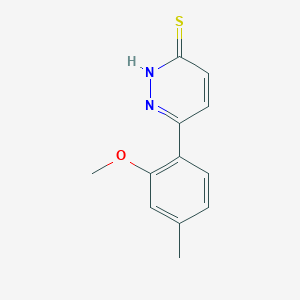 6-(2-Methoxy-4-methylphenyl)pyridazine-3-thiol