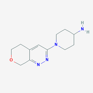 1-(5,8-dihydro-6H-pyrano[3,4-c]pyridazin-3-yl)piperidin-4-amine