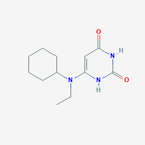 6-(cyclohexyl(ethyl)amino)pyrimidine-2,4(1H,3H)-dione