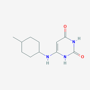 molecular formula C11H17N3O2 B1480224 6-((4-methylcyclohexyl)amino)pyrimidine-2,4(1H,3H)-dione CAS No. 1087735-05-4