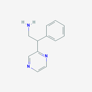 2-Phenyl-2-(pyrazin-2-yl)ethan-1-amine