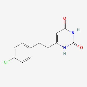 molecular formula C12H11ClN2O2 B1480239 6-(4-chlorophenethyl)pyrimidine-2,4(1H,3H)-dione CAS No. 2098024-04-3