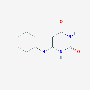 6-(cyclohexyl(methyl)amino)pyrimidine-2,4(1H,3H)-dione