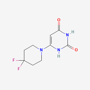 6-(4,4-difluoropiperidin-1-yl)pyrimidine-2,4(1H,3H)-dione