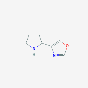 Oxazole, 4-(2-pyrrolidinyl)-