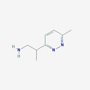 2-(6-Methylpyridazin-3-yl)propan-1-amine
