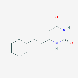 molecular formula C12H18N2O2 B1480249 6-(2-cyclohexylethyl)pyrimidine-2,4(1H,3H)-dione CAS No. 2098024-16-7