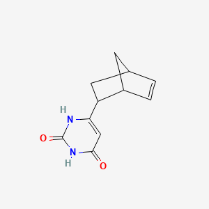 molecular formula C11H12N2O2 B1480253 6-((1R,2S,4R)-bicyclo[2.2.1]hept-5-en-2-yl)pyrimidine-2,4(1H,3H)-dione CAS No. 2108941-74-6