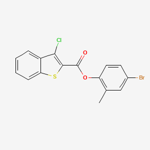 4-Bromo-2-methylphenyl 3-chloro-1-benzothiophene-2-carboxylate