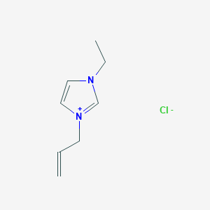 molecular formula C8H13ClN2 B14802550 1-Allyl-3-ethylimidazolium chloride 