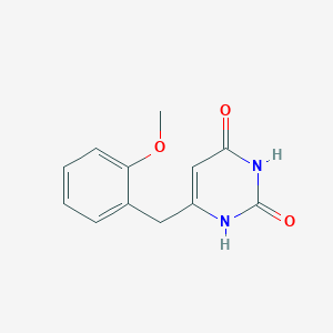 molecular formula C12H12N2O3 B1480257 6-(2-methoxybenzyl)pyrimidine-2,4(1H,3H)-dione CAS No. 445409-49-4