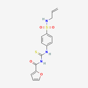 N-{[4-(prop-2-en-1-ylsulfamoyl)phenyl]carbamothioyl}furan-2-carboxamide