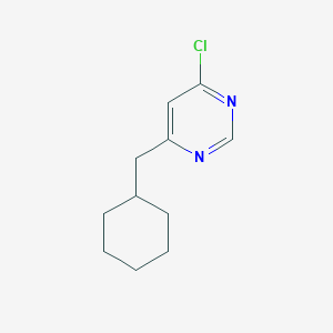 molecular formula C11H15ClN2 B1480267 4-Chloro-6-(cyclohexylmethyl)pyrimidine CAS No. 768398-00-1