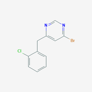 4-Bromo-6-(2-chlorobenzyl)pyrimidine