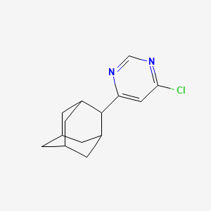 4-((1r,3r,5r,7r)-Adamantan-2-yl)-6-chloropyrimidine