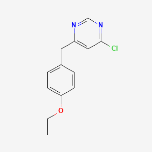 molecular formula C13H13ClN2O B1480277 4-Chloro-6-(4-ethoxybenzyl)pyrimidine CAS No. 2098024-83-8