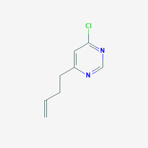 molecular formula C8H9ClN2 B1480280 4-(But-3-en-1-yl)-6-chloropyrimidine CAS No. 2092564-33-3