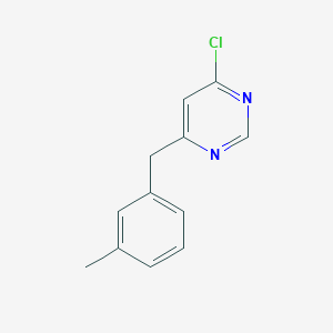 molecular formula C12H11ClN2 B1480281 4-氯-6-(3-甲基苄基)嘧啶 CAS No. 2090990-08-0