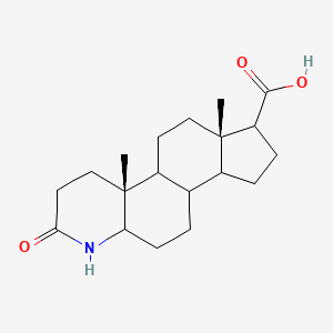 (9aR,11aS)-9a,11a-dimethyl-7-oxo-1,2,3,3a,3b,4,5,5a,6,8,9,9b,10,11-tetradecahydroindeno[5,4-f]quinoline-1-carboxylic acid